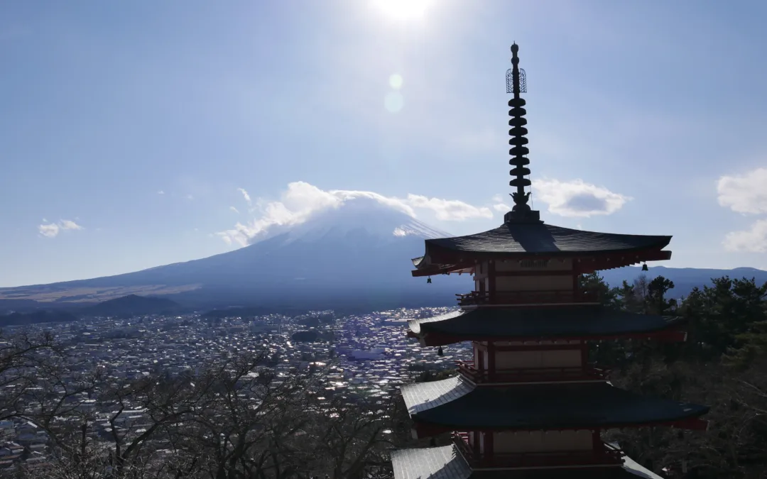 Chureito Pagoda – jedno z nejnavštěvovanějších míst v Japonsku mimo Tokio